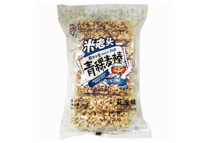 米老头青稞麦棒[花生] 150G